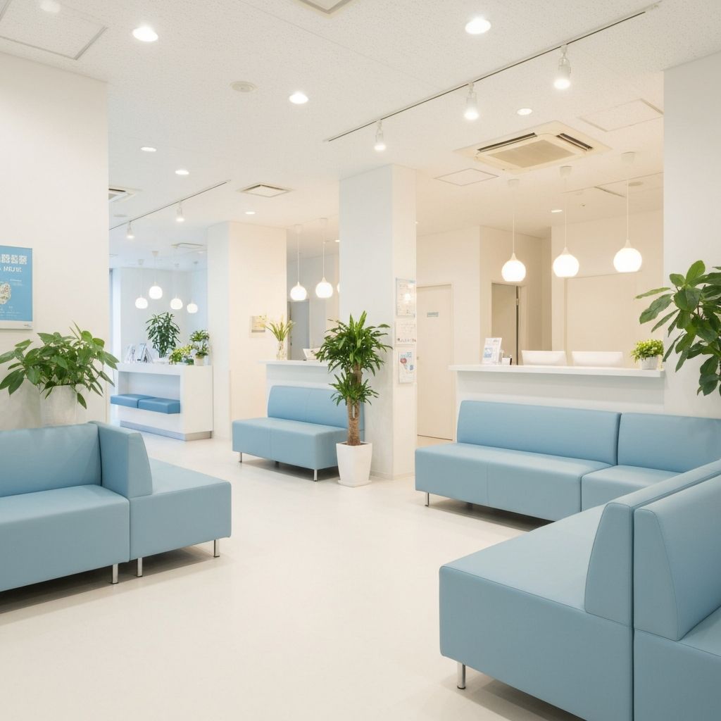 Recepción y sala de espera de Grupo Odontológico Providencia